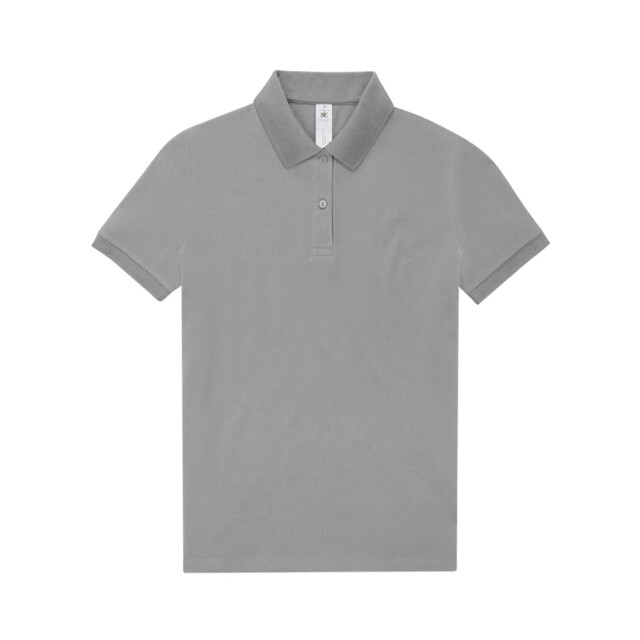 B and C Dames my polo 210 heather regular shirt UTLT2661_sportsgrey large