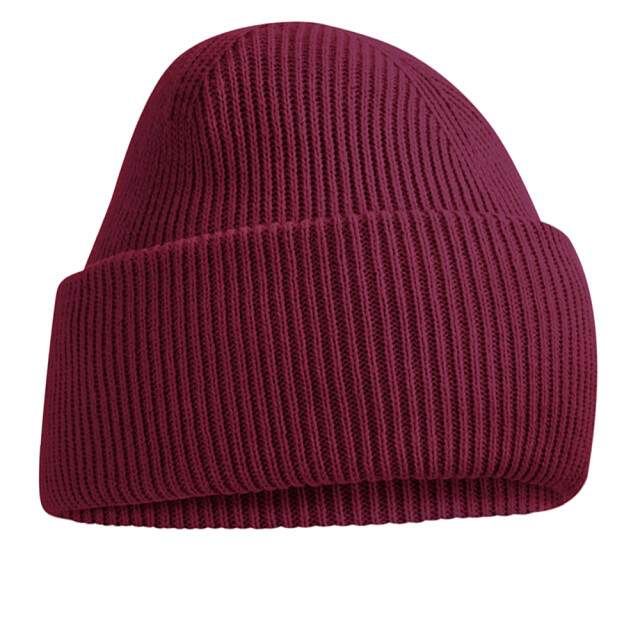 Beechfield Klassieke, diep gebreide muts UTLT2405_burgundy large