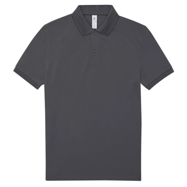 B and C Heren my polo 180 shirt UTLT2378_darkgreysolid large