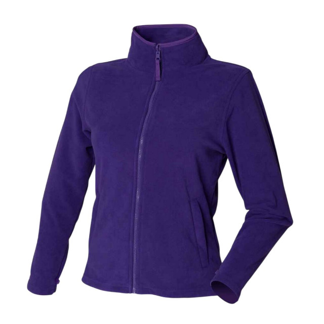 Henbury Dames microfleece-jasje UTLT5571_purple large