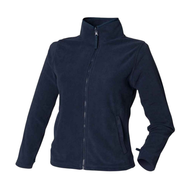 Henbury Dames microfleece-jasje UTLT5571_navy large