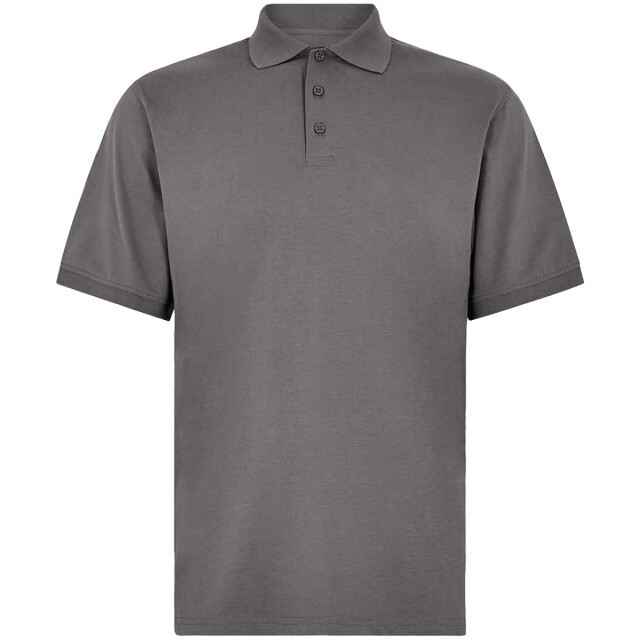 Kustom Kit Heren jersey superwash 60c regular poloshirt UTLT5576_charcoal large