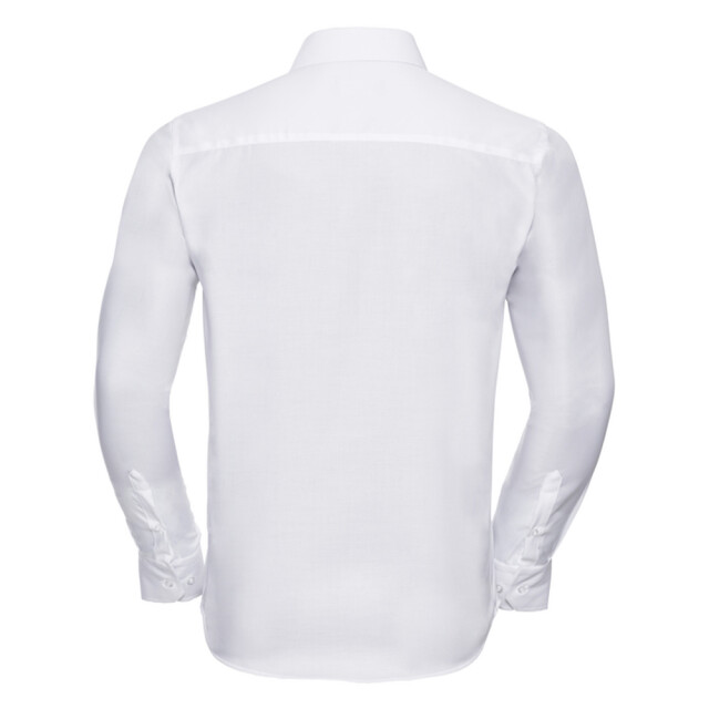 Russell Athletic Heren ultimate getailleerd overhemd met lange mouwen UTLT5594_white large