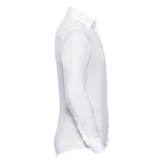 Russell Athletic Heren ultimate getailleerd overhemd met lange mouwen UTLT5594_white large