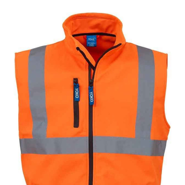 Yoko Hi-vis softshell gilet voor volwassenen UTLT5586_orange large