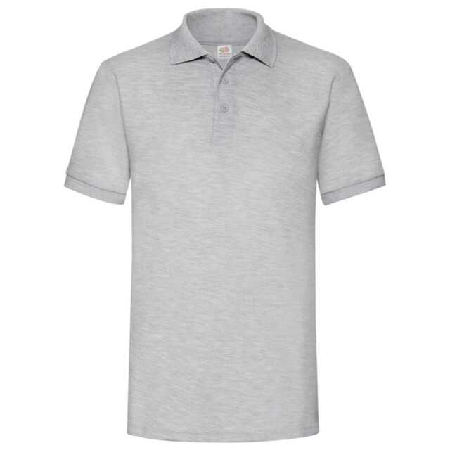 Fruit of the Loom Heren zwaargewicht poloshirt UTLT2377_heathergrey large