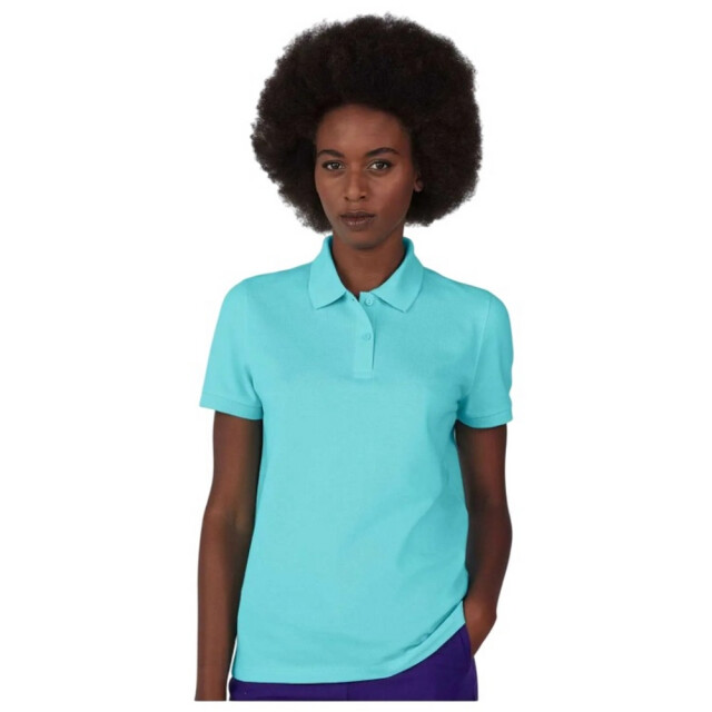 B and C Dames my polo 180 shirt UTLT5670_metaturquoise large