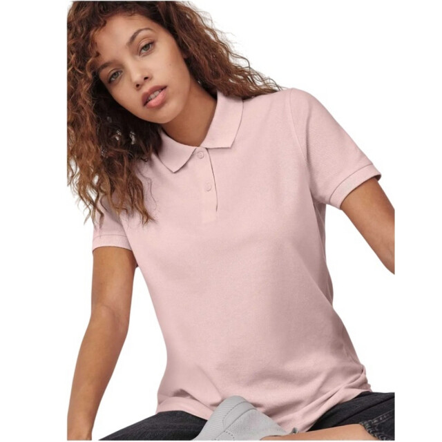 B and C Dames my polo 180 shirt UTLT5670_blushpink large
