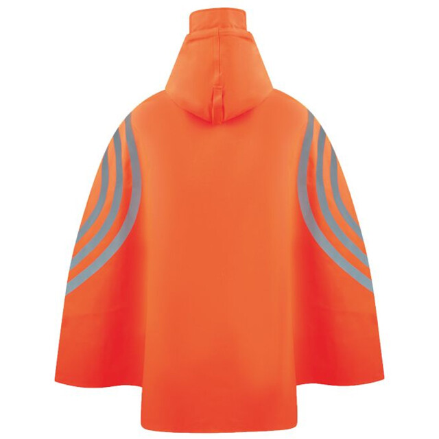 Korntex Unisex super premium rotterdam regenponcho voor volwassenen UTLT5680_orange large