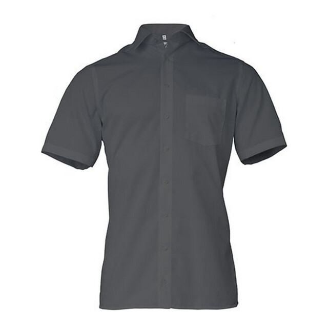 Marvelis Heren chambray comfort overhemd met korte mouwen UTLT5683_anthracite large