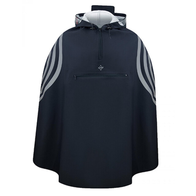 Korntex Unisex super premium rotterdam regenponcho voor volwassenen UTLT5680_navy large