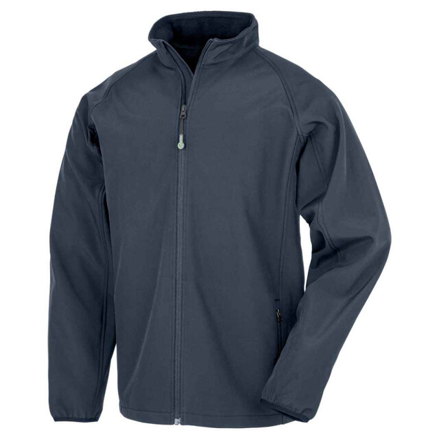 Result Kinder/kids 2-laags bedrukbaar soft shell-jack UTLT5977_navy large