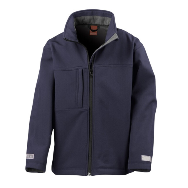Result Kinder/kids klassiek soft shell jasje UTLT6096_navy large