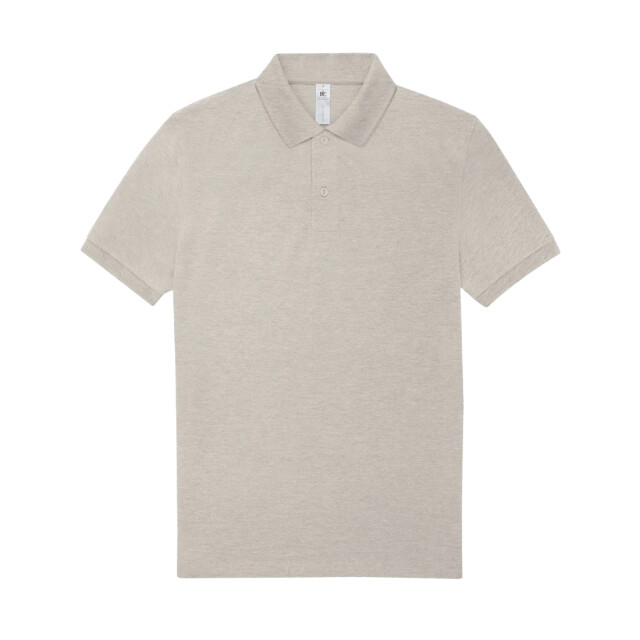 B and C Heren my polo 210 shirt UTLT6163_heathergreyfog large