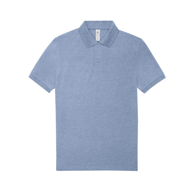 B and C Heren my polo 210 shirt UTLT6163_heatherblue large
