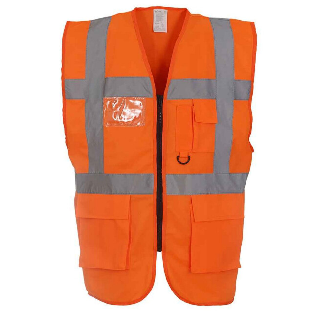 Yoko Unisex executive gerecycled hi-vis vest voor volwassenen UTLT6083_orange large