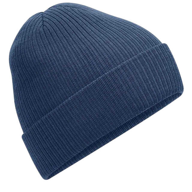 Beechfield Geribde muts polylana UTLT934_steelblue large