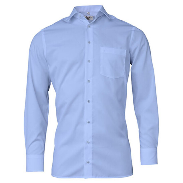 Marvelis Heren modern shirt met lange mouwen UTLT6123_blue large