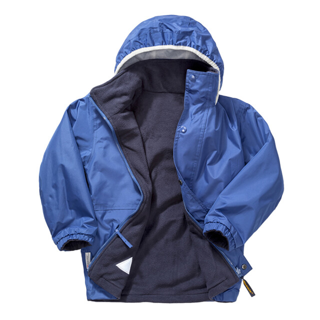 Result Kinder/kinder stormdri 4000 omkeerbaar fleecejack UTLT6166_royalbluenavy large