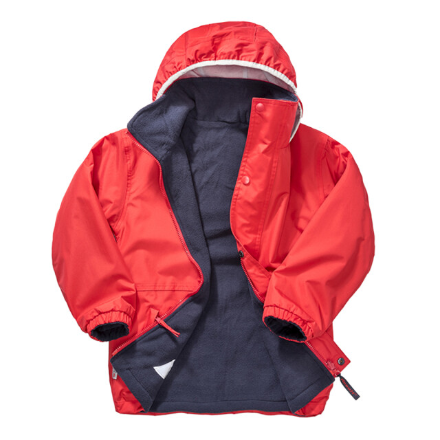 Result Kinder/kinder stormdri 4000 omkeerbaar fleecejack UTLT6166_rednavy large
