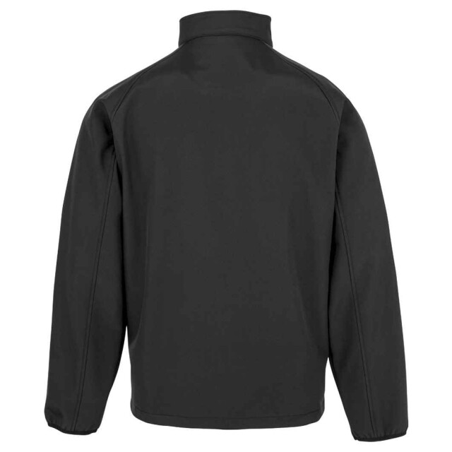 Result Kinder/kids 2-laags bedrukbaar soft shell-jack UTLT5977_black large
