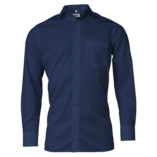 Marvelis Heren modern shirt met lange mouwen UTLT6123_navy large
