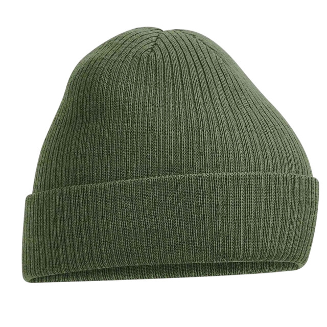 Beechfield Geribde muts polylana UTLT934_olivegreen large