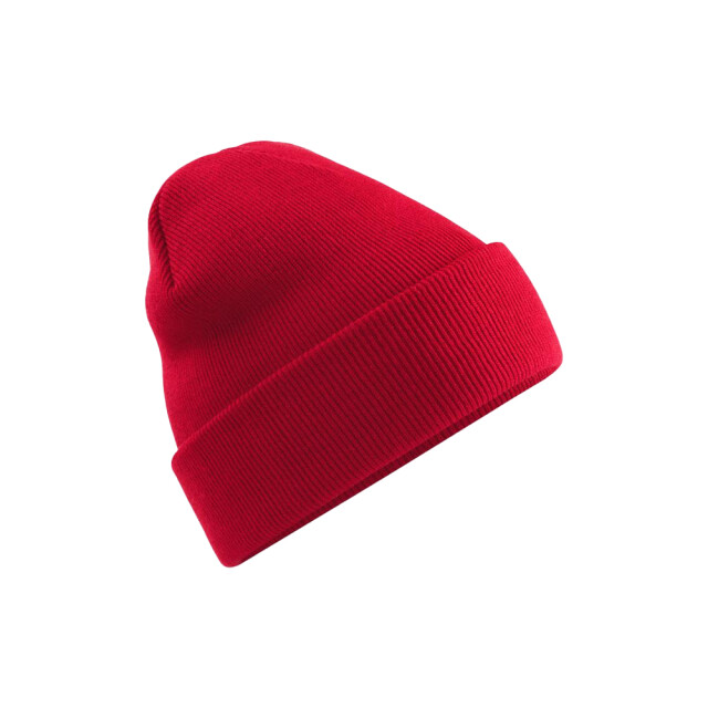 Beechfield Originele polylana muts met manchet UTLT932_classicred large