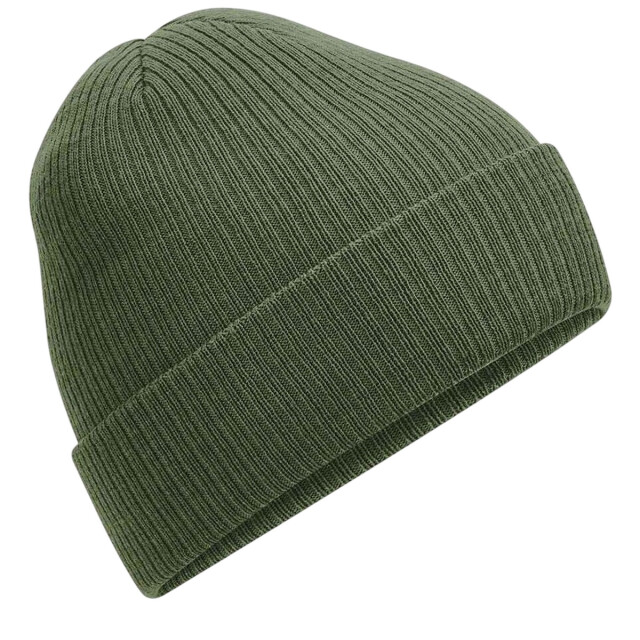Beechfield Geribde muts polylana UTLT934_olivegreen large
