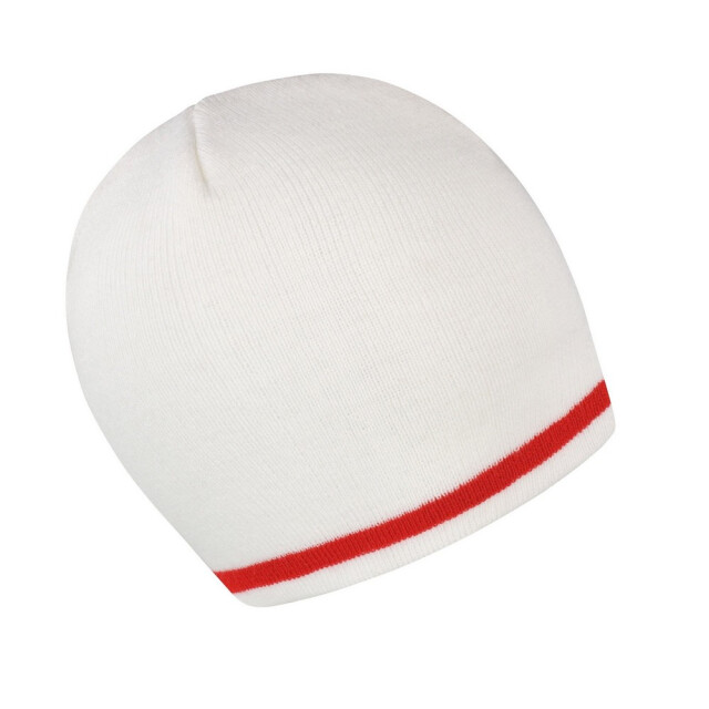 Result Unisex nationale muts voor volwassenen UTLT921_whitered large