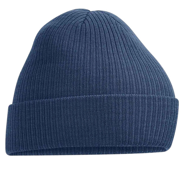 Beechfield Geribde muts polylana UTLT934_steelblue large