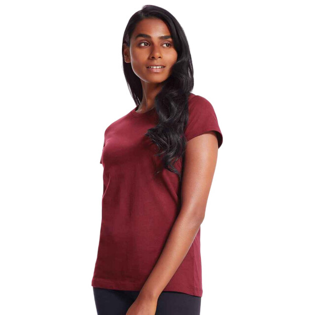 Mantis Vrouwen/dames essentiële t-shirt UTLT5445_burgundy large