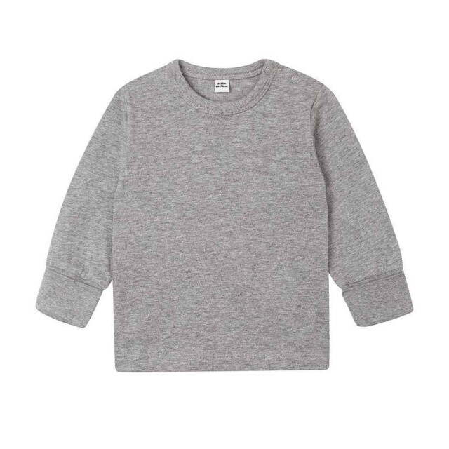 Babybugz Effen pyjamaset voor baby's UTLT5421_heathergreymelange large