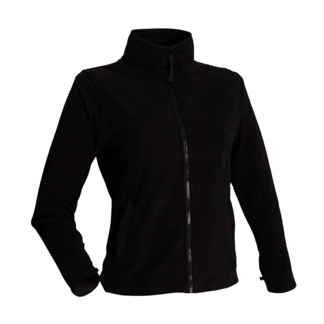 Henbury Dames microfleece-jasje UTLT5571_black large