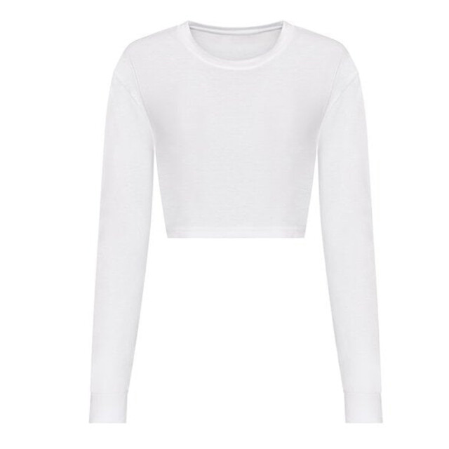 Awdis Dames gewaad top met lange mouwen UTLT5458_solidwhite large