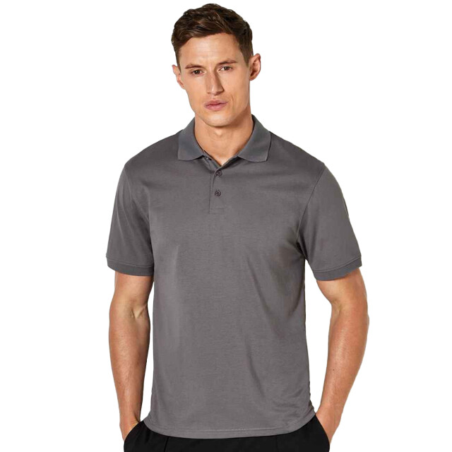 Kustom Kit Heren jersey superwash 60c regular poloshirt UTLT5576_charcoal large