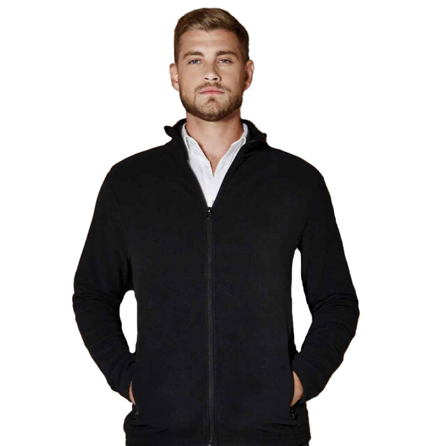 Kustom Kit Heren corporate microfleece regular jas UTLT5208_black large