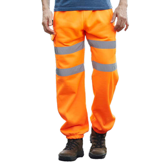 Yoko Heren waterafstotende hi-vis sweatbroek UTLT5075_hivisorange large