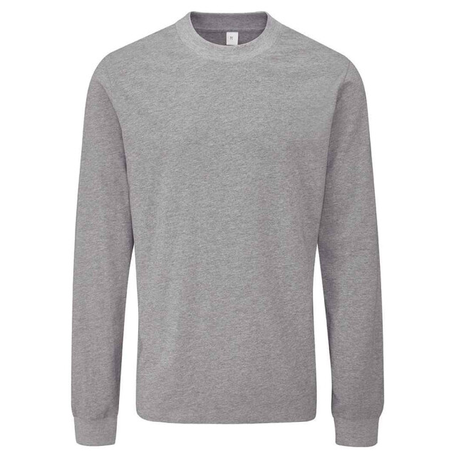 Mantis Unisex essential zwaargewicht t-shirt met lange mouwen voor volwassenen UTLT5103_heathergreymelange large