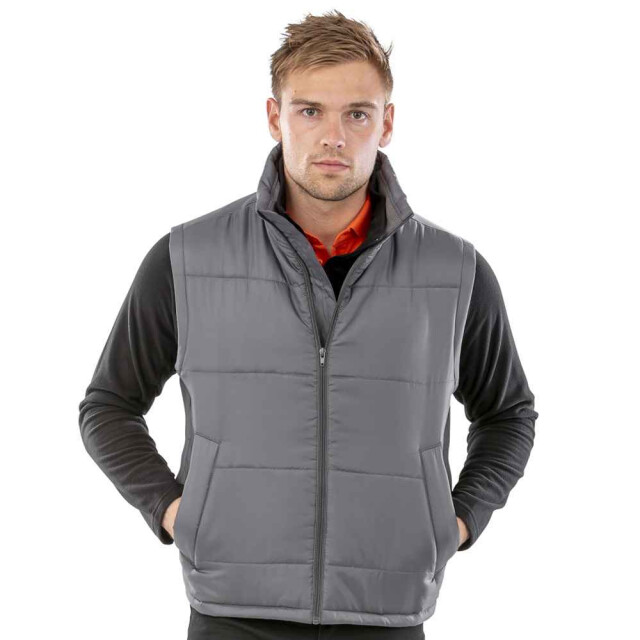 Result Gewone uniseks bodywarmer voor volwassenen UTLT5052_grey large