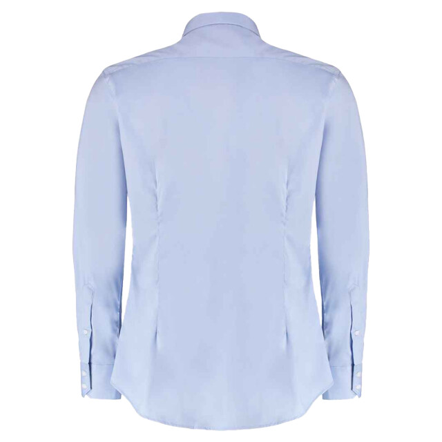 Kustom Kit Heren oxford stretch slim overhemd met lange mouwen UTLT5099_lightblue large