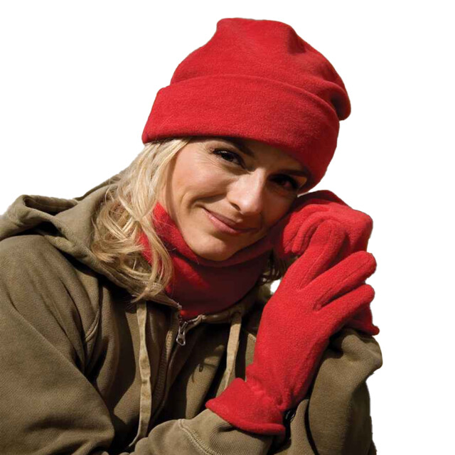 Result Polartherm muts handschoenen en sjaal set UTLT5092_red large