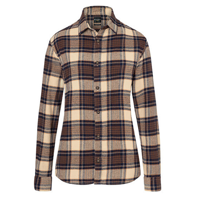 Karlowsky Dames urban geruit overhemd UTLT4841_sahara large
