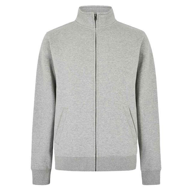 Kustom Kit Heren regular jacket met rits UTLT4749_heathergrey large