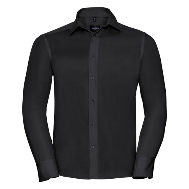 Russell Athletic Heren ultimate non-iron shirt met lange mouwen UTLT4638_black large