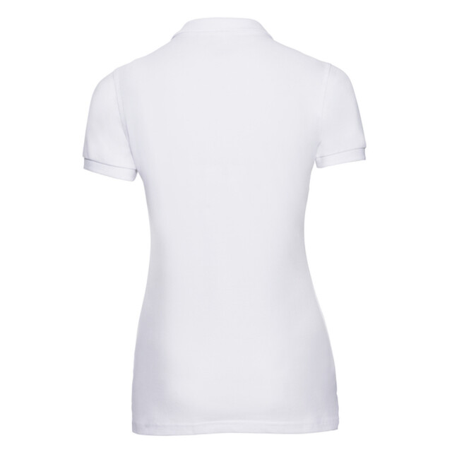 Russell Athletic Dames stretch slim poloshirt UTLT4628_white large