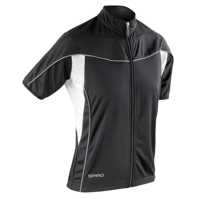 Spiro Impact Dames bikewear performance full zip jersey UTLT4633_blackwhite large