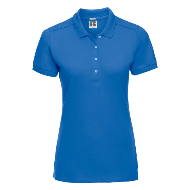 Russell Athletic Dames stretch fitted poloshirt UTLT4619_azureblue large