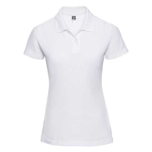 Russell Athletic Dames klassiek polycotton poloshirt UTLT4625_white large