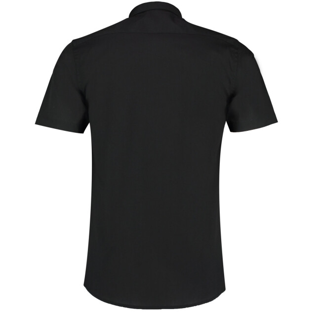 Kustom Kit Dames poplin klassiek overhemd met korte mouwen UTLT3898_black large